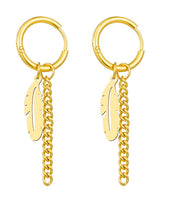 Stainless steel Chain Earrings, Fashion Earrings For Women, Flower long Earrings