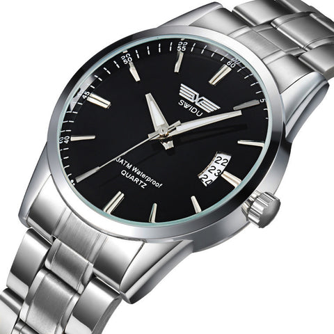 New watches, men's single day steel watches, non mechanical watches, foreign trade watches wholesale