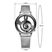 Stylish Male Watch Note Dial Birthday Gift Accurate Simple Minimalist Female Watch