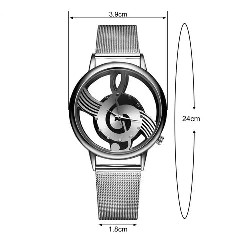 Stylish Male Watch Note Dial Birthday Gift Accurate Simple Minimalist Female Watch