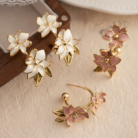 Modern Jewelry & Sweet Spring Summer Style Metal Flower