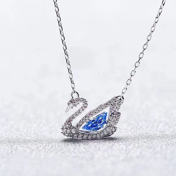 Swan Necklace, Element Crystal Smart Swan Clavicle Necklace, Women's Necklace, Suitable For Women Exquisite Necklace Jewelry Gifts