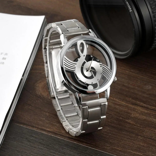 Stylish Male Watch Note Dial Birthday Gift Accurate Simple Minimalist Female Watch