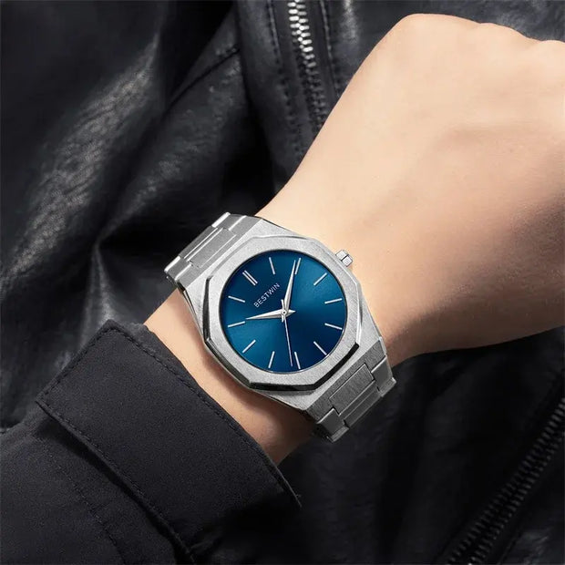 Stainless Steel Watch For Men Luxury Watch Business Waterproof Male Clock Stainless Steel