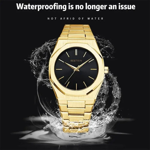 Stainless Steel Watch For Men Luxury Watch Business Waterproof Male Clock Stainless Steel