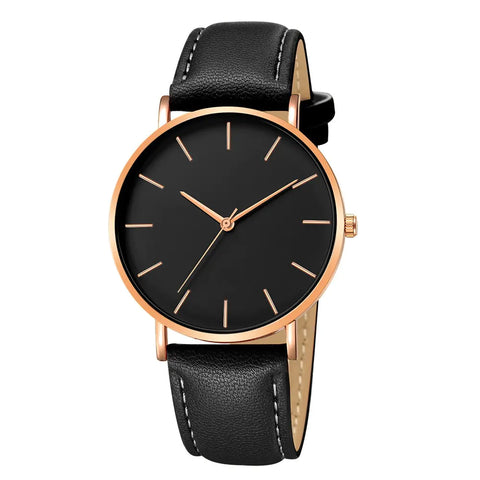 SimpleSimple Leather Men's Luxury Watches, Men Day Date Watch, Men's Luminous Watch, Dress Watch for Men, Rose Gold Watch for Men, Men's Fashion Quartz Watch, Waterproof Brown Man Watches Leather Men's Luxury Watches