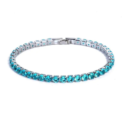 Zircon Crystal Bracelets for Women, Hip-Hop Charm Bracelets, Cubic Zircon Crystal Jewelry, Ladies Bracelets, Fashion-Forward Bracelets, Crystal Bracelets, Gifts for Women