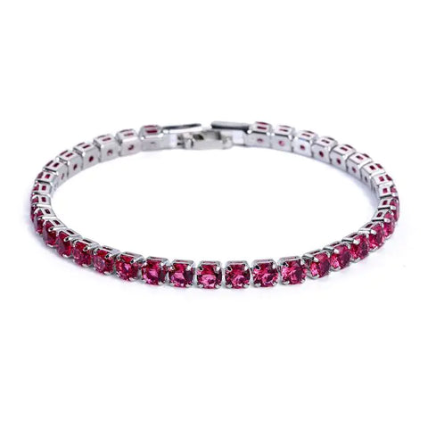 Zircon Crystal Bracelets for Women, Hip-Hop Charm Bracelets, Cubic Zircon Crystal Jewelry, Ladies Bracelets, Fashion-Forward Bracelets, Crystal Bracelets, Gifts for Women